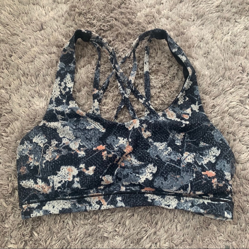 lululemon strappy sports bra